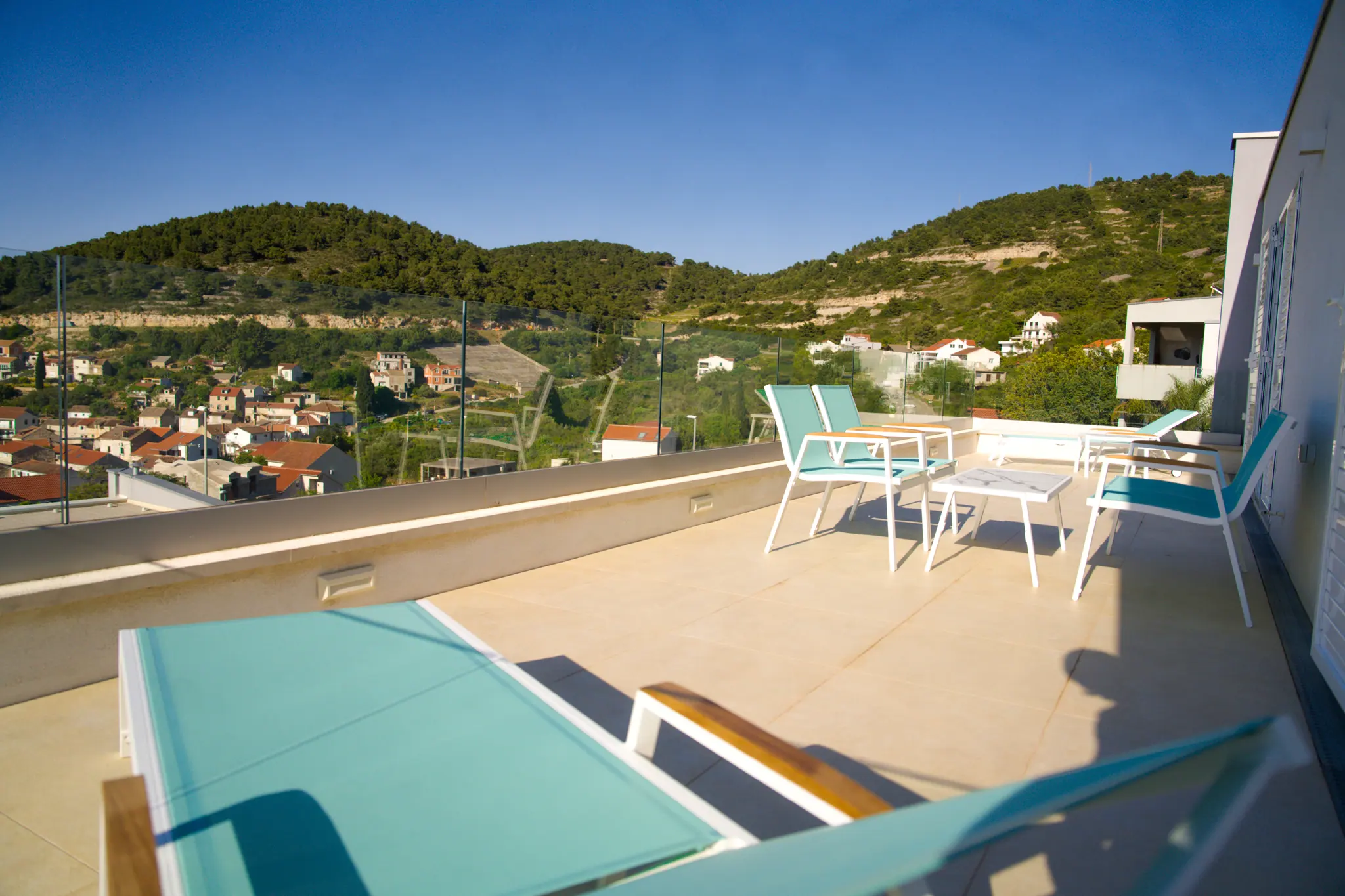 Terasa, Villa Onix, Blue Villas, otok Vis