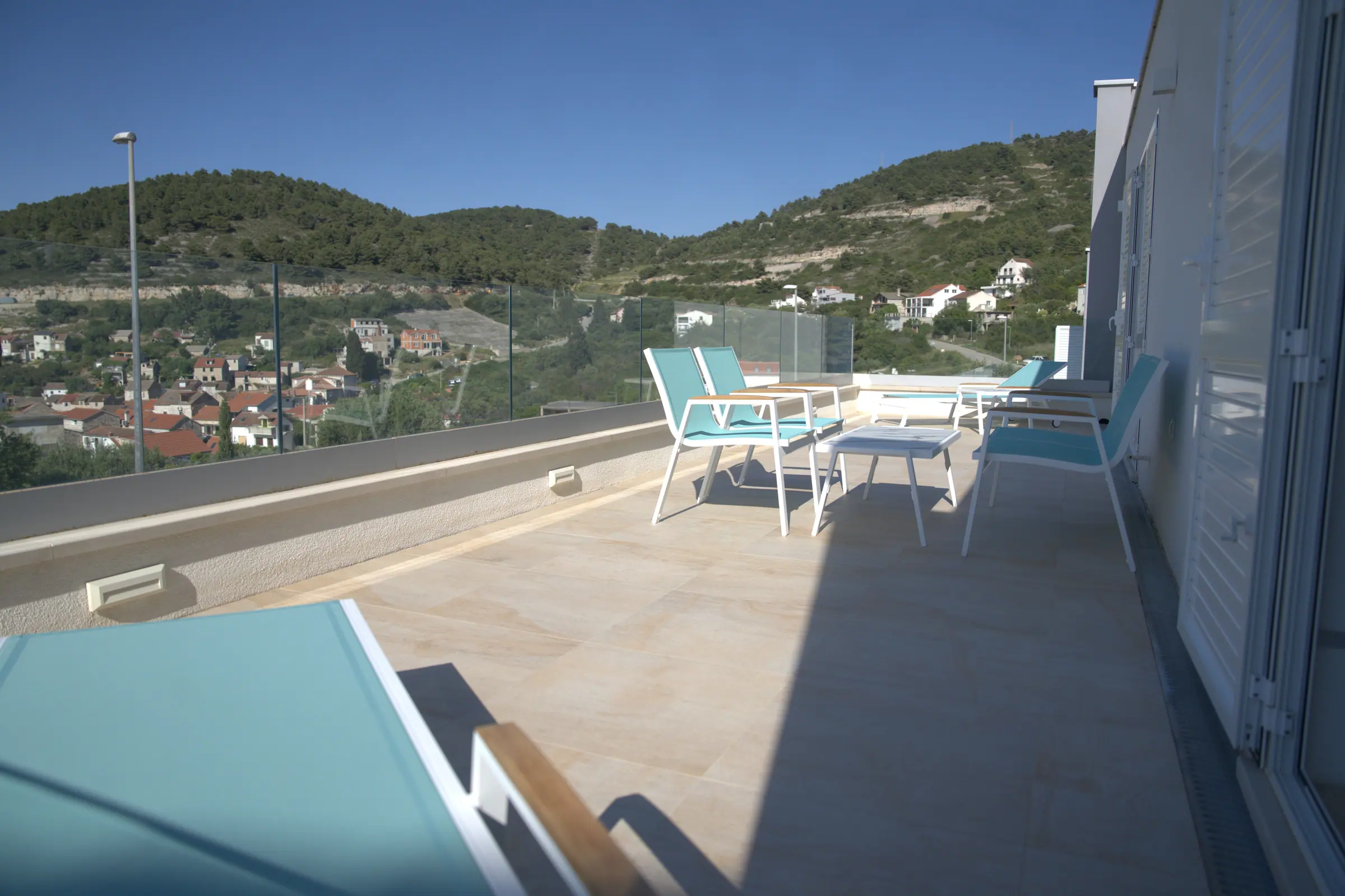Terasa, Villa Topaz, Blue Villas, otok Vis